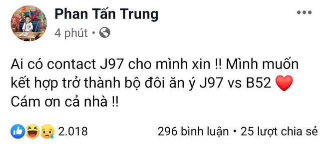 Té ghế với thầy giáo Ba, hứa hẹn lập boyband mới cùng Jack (J97), đổi hẳn nghệ danh thành B52 để bày tỏ tấm chân tình - Ảnh 1.