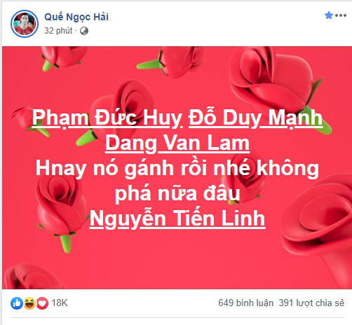 Đức Huy troll không thương tiếc tiền đạo U22 Việt Nam ghi cú đúp vào lưới Thái Lan: Linh mặt gẫy, Linh phá đội  - Ảnh 1.