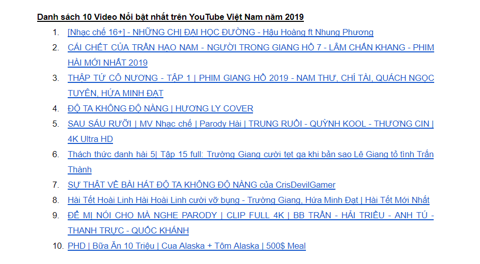 Video ăn cua v&agrave; t&ocirc;m Alaska đạt hơn 22 triệu lượt xem của YouTuber Phương Hữu Dưỡng lọt top 10 video nổi bật nhất tr&ecirc;n Youtube Việt Nam năm 2019 - Ảnh 1.