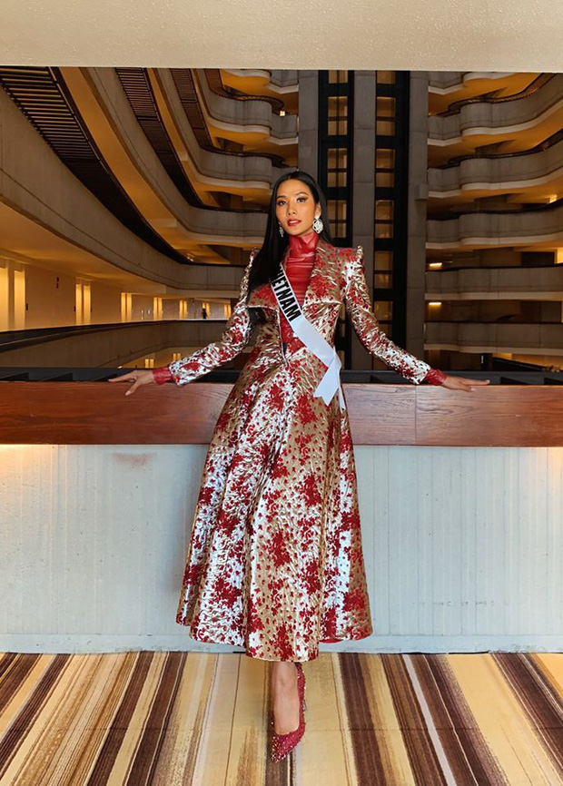 Hoàng Thùy tại Miss Universe 2019: Trang phục đầu tư đã đành, giày cao gót cũng chưa đôi nào đi lại lần 2 kể từ khi sang Mỹ  - Ảnh 10.