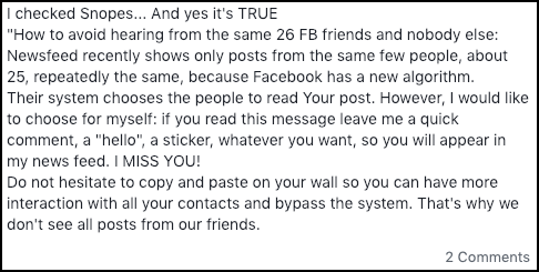 Hoang mang tin đồn chỉ 26 bạn b&egrave; được hiện post l&ecirc;n News Feed, đ&acirc;y l&agrave; c&acirc;u trả lời ch&iacute;nh thức từ Facebook - Ảnh 1.