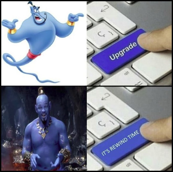 Thần Đèn Aladdin trở thành vựa muối để cư dân mạng chế ảnh nhờ tạo hình quá tệ - Ảnh 1. Thần Đèn Aladdin trở thành vựa muối để cư dân mạng chế ảnh nhờ tạo hình quá tệ - Ảnh 1.