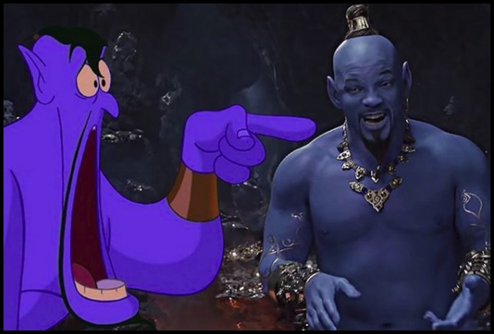 Thần Đèn Aladdin trở thành vựa muối để cư dân mạng chế ảnh nhờ tạo hình quá tệ - Ảnh 2. Thần Đèn Aladdin trở thành vựa muối để cư dân mạng chế ảnh nhờ tạo hình quá tệ - Ảnh 2.