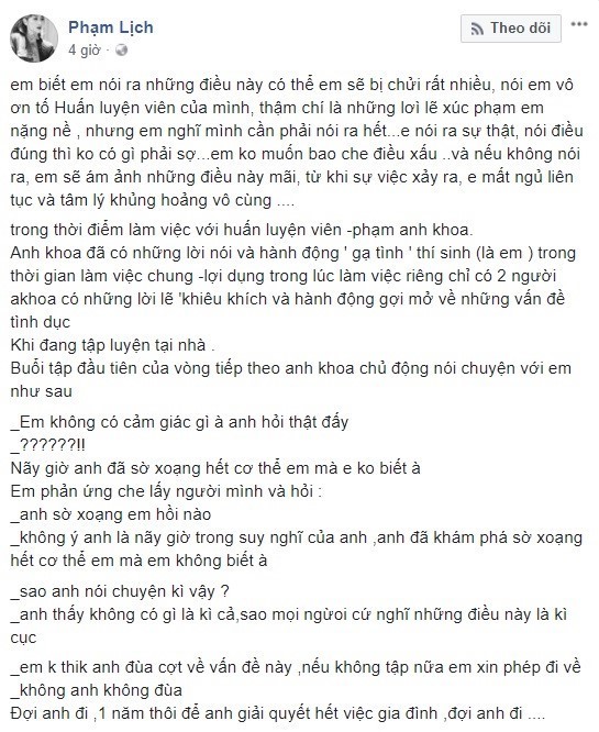 Từ vụ Phạm Anh Khoa, Tăng Nhật Tuệ bị tố gạ tình đến loạt bê bối gây sốc của showbiz Việt - Ảnh 3.