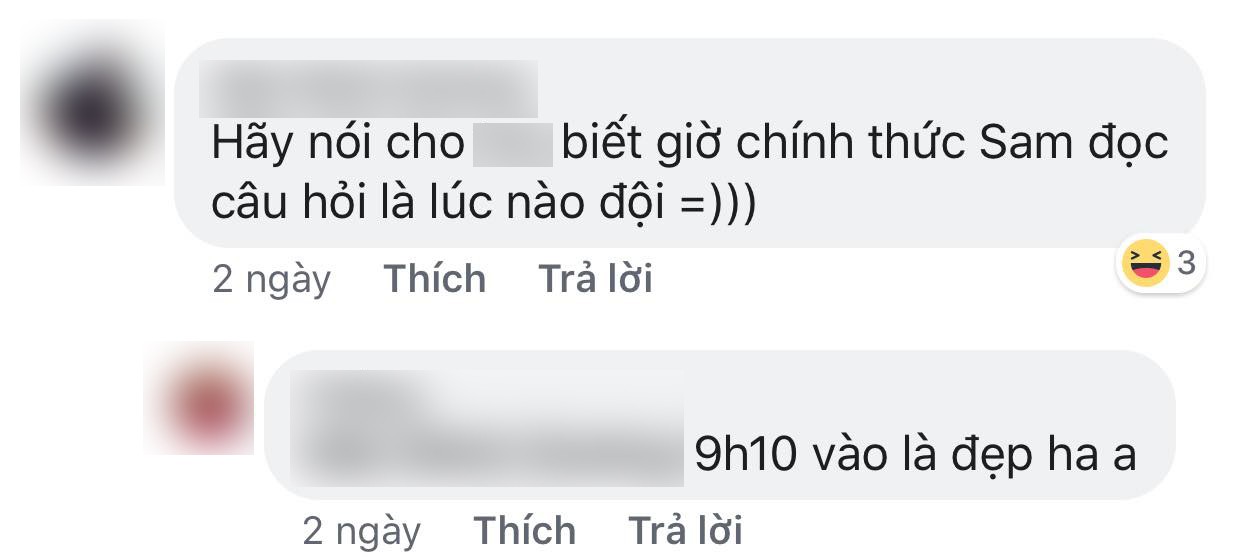 Người chơi đòi Confetti tặng Sam hẳn 3000 USD để nữ MC biết... quý trọng thời gian! - Ảnh 3. Người chơi đòi Confetti tặng Sam hẳn 3000 USD để nữ MC biết... quý trọng thời gian! - Ảnh 3.