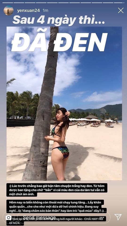 Bị antifan ch&ecirc; tr&ocirc;ng đen đen bẩn bẩn, bạn g&aacute;i n&oacute;ng bỏng của L&acirc;m T&acirc;y đ&aacute;p trả cực gắt - Ảnh 2.