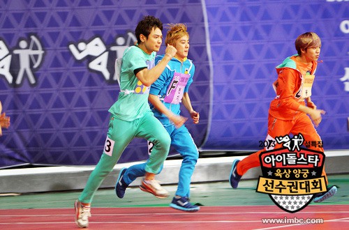Điền kinh, bơi lội, vượt rào... Minho (SHINee) dường như không ngán môn thể thao nào cả! - Ảnh 3.