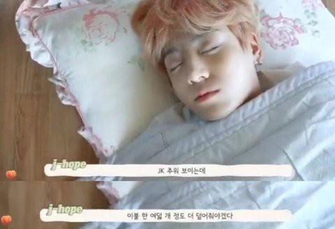 Chụp lén ảnh em út Jungkook khi đang ngủ là sở thích của các anh nhà BTS - Ảnh 10.