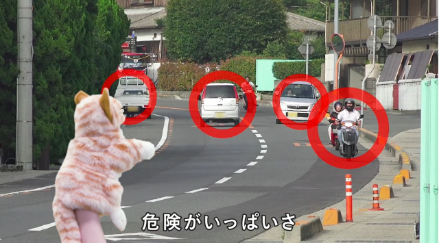 Nhật làm video phổ biến luật giao thông để các boss ngáo hạn chế trốn sen ra đường gây tai nạn - Ảnh 4.