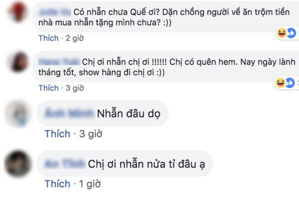 Để dân mạng đợi hơi lâu nhưng cuối cùng Hồng Quế cũng chịu khoe nhẫn kim cương nửa tỷ rồi! - Ảnh 4.