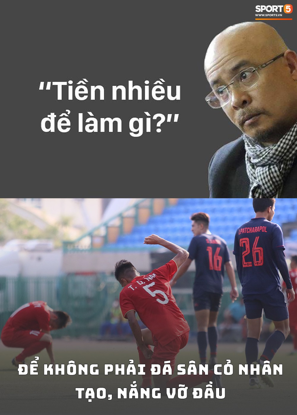 Tiền nhiều để làm gì và những lời giải chất lừ của bóng đá Việt - Ảnh 6. Tiền nhiều để làm gì và những lời giải chất lừ của bóng đá Việt - Ảnh 6.
