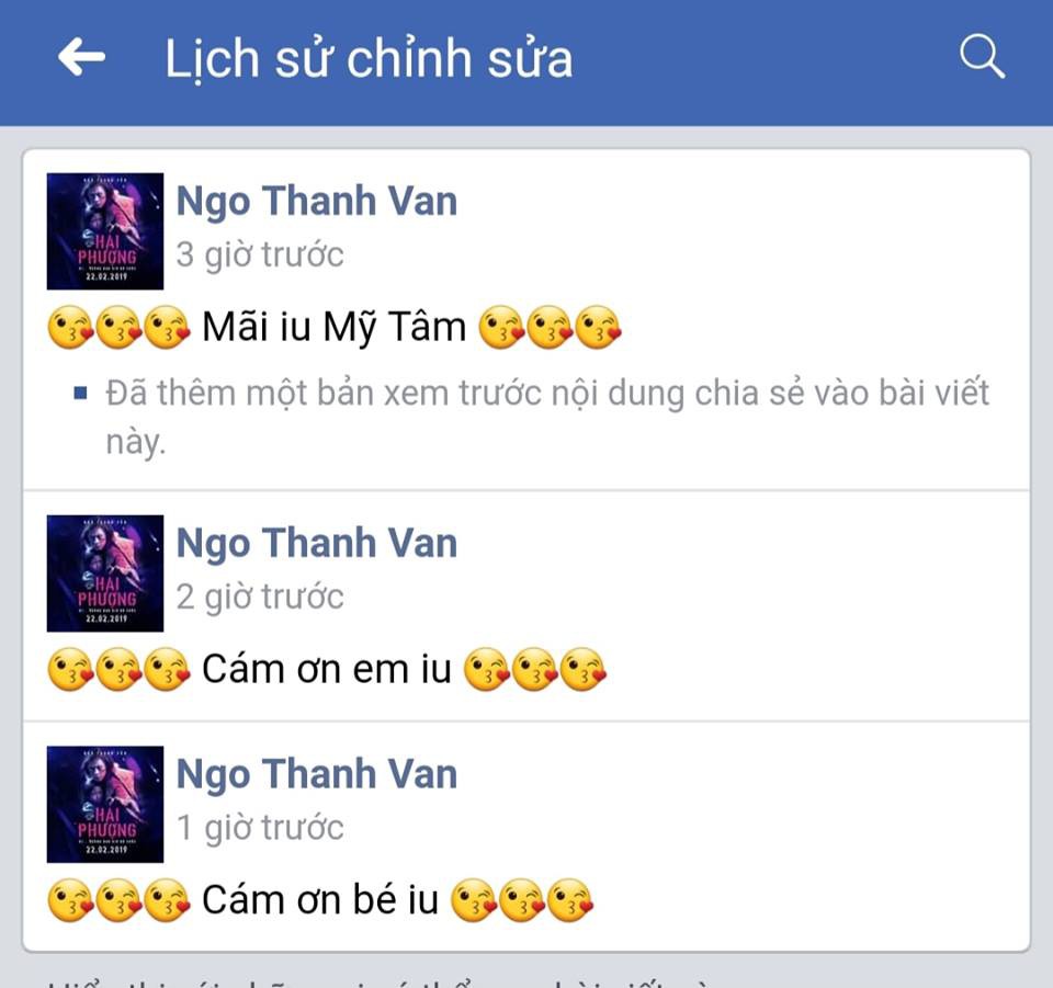 Hai Phượng Ngô Thanh Vân cám ơn Mỹ Tâm mà bị fan phát hiện sửa tút đến 3 lần rồi đẩy thuyền kịch liệt - Ảnh 2. Hai Phượng Ngô Thanh Vân cám ơn Mỹ Tâm mà bị fan phát hiện sửa tút đến 3 lần rồi đẩy thuyền kịch liệt - Ảnh 2.