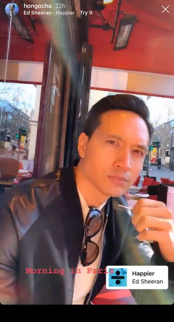 Kim L&yacute; &acirc;u yếm nh&igrave;n H&agrave; Hồ giữa trời Xu&acirc;n Paris: Khoảnh khắc cực t&igrave;nh đốn gục mọi con tim! - Ảnh 4.