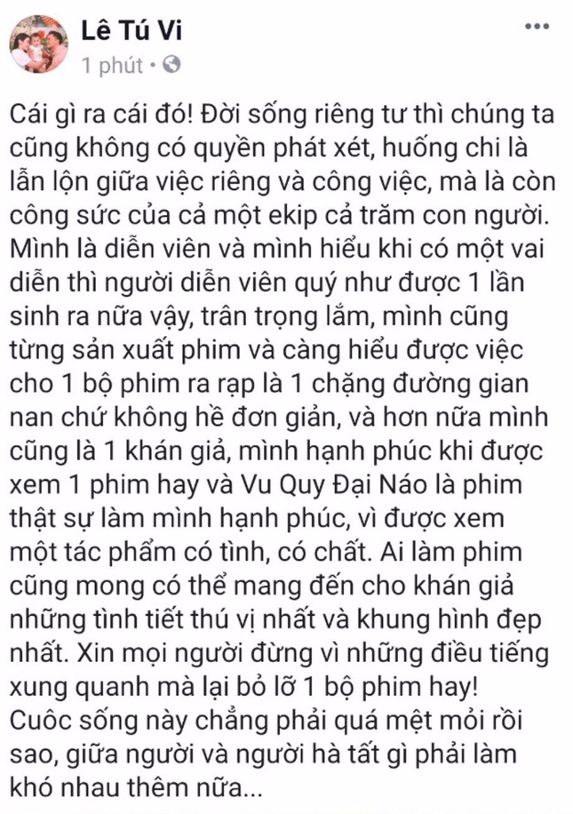 Lý Phương Châu cùng dàn sao Việt lên tiếng ủng hộ Vu Quy Đại Náo trước ồn ào tẩy chay - Ảnh 6.