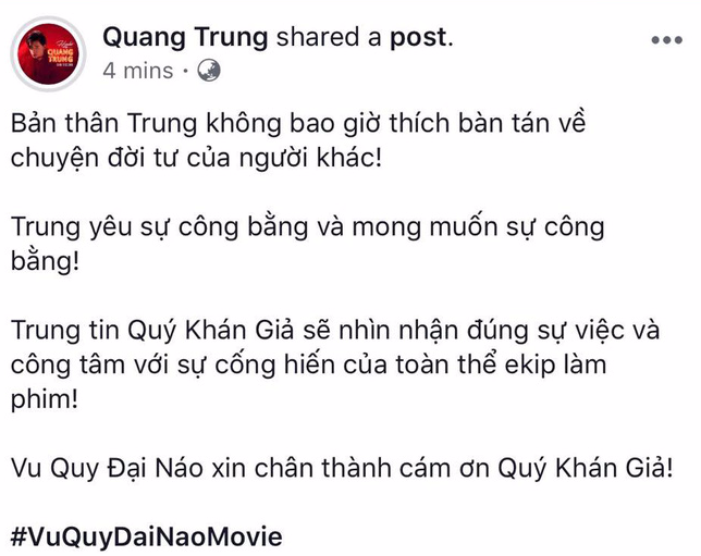 Lý Phương Châu cùng dàn sao Việt lên tiếng ủng hộ Vu Quy Đại Náo trước ồn ào tẩy chay - Ảnh 7.