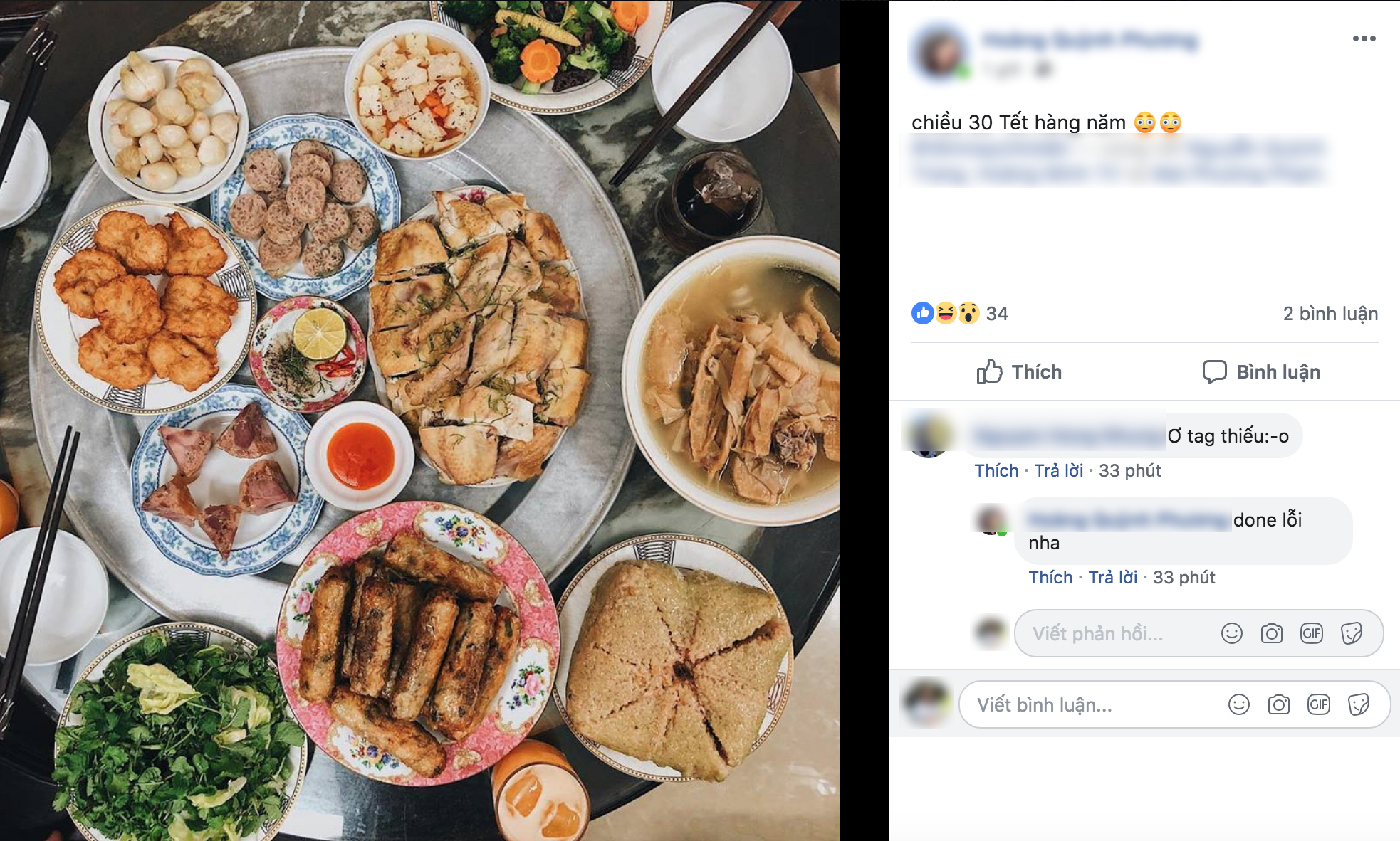 Cư dân mạng thi nhau khoe ảnh mâm cỗ chiều 30, nhìn nhà nào cũng giống nhà nào - Ảnh 1. Cư dân mạng thi nhau khoe ảnh mâm cỗ chiều 30, nhìn nhà nào cũng giống nhà nào - Ảnh 1.