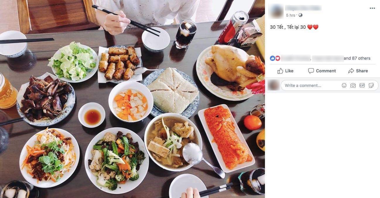 Cư dân mạng thi nhau khoe ảnh mâm cỗ chiều 30, nhìn nhà nào cũng giống nhà nào - Ảnh 7. Cư dân mạng thi nhau khoe ảnh mâm cỗ chiều 30, nhìn nhà nào cũng giống nhà nào - Ảnh 7.