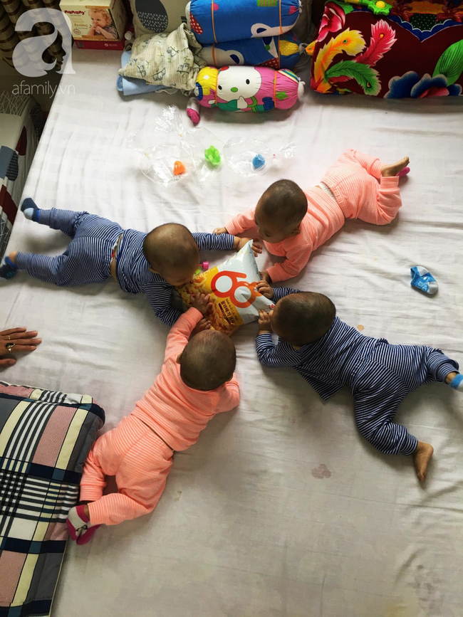 Mẹ trẻ đánh cược mạng sống sinh tứ thai đón mùa xuân đầu tiên bên các con: “Tết của em dựa hết vào chồng” - Ảnh 2.