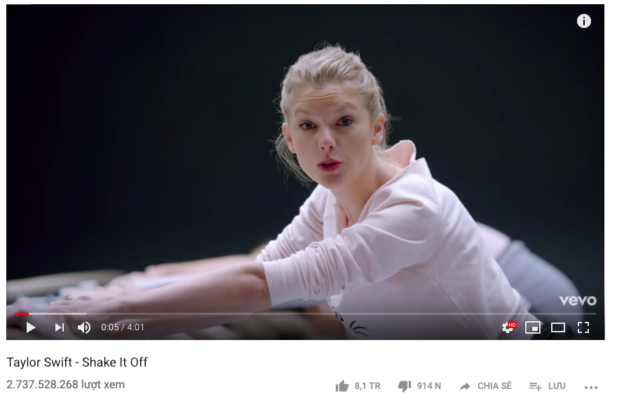 Cuối cùng, ngôi vị nữ hoàng Youtube của Taylor Swift đã chính thức đổi chủ rồi đây! - Ảnh 2. Cuối cùng, ngôi vị nữ hoàng Youtube của Taylor Swift đã chính thức đổi chủ rồi đây! - Ảnh 2.