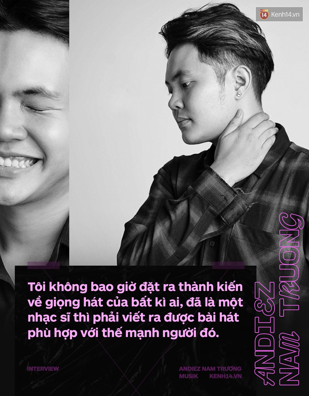 Andiez Nam Trương: Suýt từ bỏ âm nhạc vì thấy mình bất tài, không có nổi 50 ngàn đổ xăng, phải đi mượn bạn gái - Ảnh 2. Andiez Nam Trương: Suýt từ bỏ âm nhạc vì thấy mình bất tài, không có nổi 50 ngàn đổ xăng, phải đi mượn bạn gái - Ảnh 2.