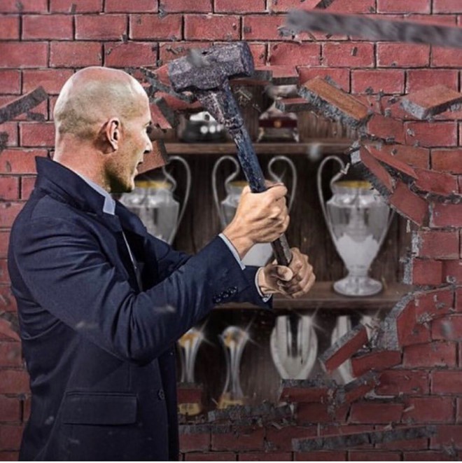 Ảnh chế h&agrave;i hước nh&acirc;n ng&agrave;y Zidane - &ocirc;ng vua danh hiệu thế giới trở lại dẫn dắt Real Madrid - Ảnh 3.