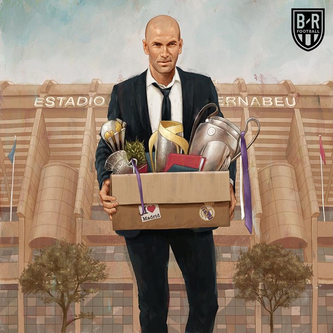 Ảnh chế h&agrave;i hước nh&acirc;n ng&agrave;y Zidane - &ocirc;ng vua danh hiệu thế giới trở lại dẫn dắt Real Madrid - Ảnh 4.