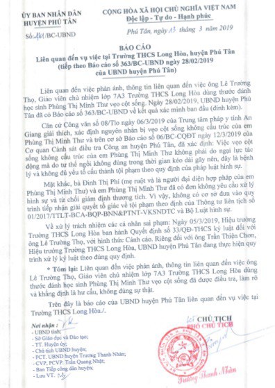 Kết quả điều tra vụ thầy gi&aacute;o chủ nhiệm bị tố đ&aacute;nh nữ sinh cong vẹo cột sống - Ảnh 2.