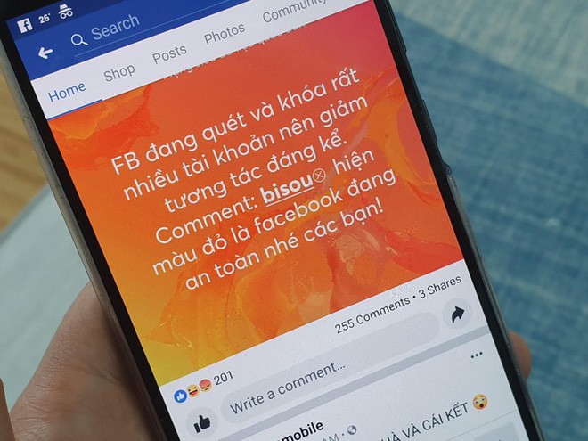 Bình luận bisou để biết Facebook an toàn hay không chỉ là trò lừa đảo! - Ảnh 2.