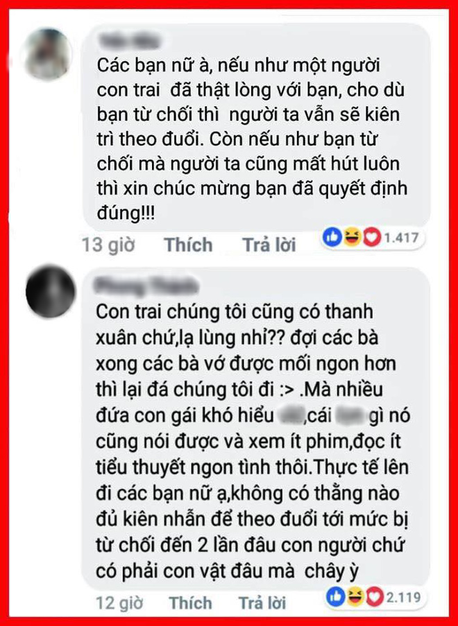 Dân tình chia phe tranh cãi: Con trai tỏ tình, con gái cứ liên tục từ chối để giữ giá thì có nên tiếp tục theo đuổi? - Ảnh 1.