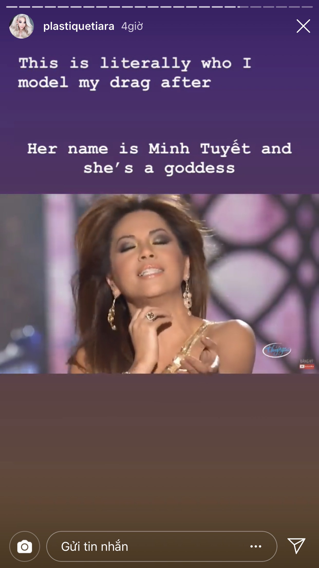 Minh Tuyết chính là nguồn cảm hứng hóa trang của thí sinh người Việt tại show Drag Queen - Ảnh 3. Minh Tuyết chính là nguồn cảm hứng hóa trang của thí sinh người Việt tại show Drag Queen - Ảnh 3.