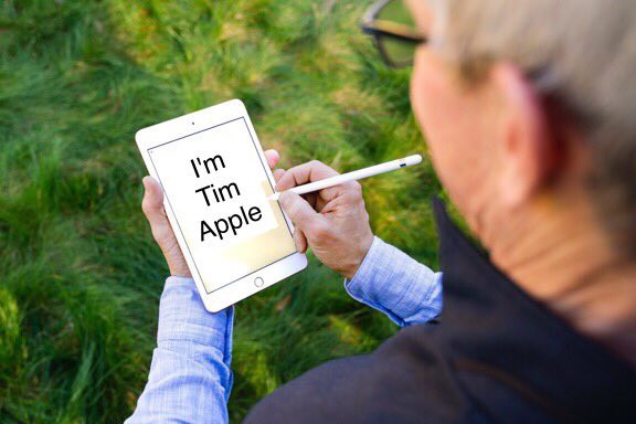 Khổ th&acirc;n CEO Apple: Đăng ảnh khoe iPad mini mới, chẳng hiểu sao lại th&agrave;nh t&acirc;m điểm bị chế ảnh - Ảnh 8.