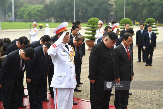 Chủ tịch Triều Tiên Kim Jong-un đến viếng đài tưởng niệm các Anh hùng, Liệt sĩ và lăng Chủ tịch Hồ Chí Minh - Ảnh 17.