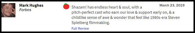 Thánh nhây Shazam đạt 93% trên Rotten Tomatoes, được giới phê bình gọi là phim DC hay nhất từ trước đến nay - Ảnh 8.