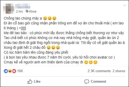 Anh chồng được dân mạng ca ngợi hết lời khi ngồi ăn cỗ vẫn bế con, quát vợ tôi lấy cô về để giặt quần áo đấy à - Ảnh 1.