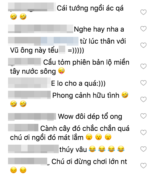 Đen Vâu ngồi xổm trên cành, nhìn Đen chỉ sợ gãy cành cây cao - Ảnh 6.