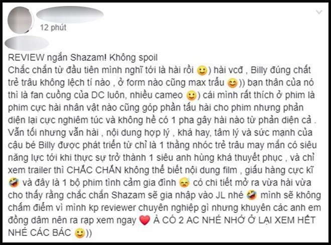 Khán giả Việt sau buổi công chiếu phát cuồng vì Shazam: Phim siêu anh hùng lầy lội nhất từ trước đến nay - Ảnh 5.