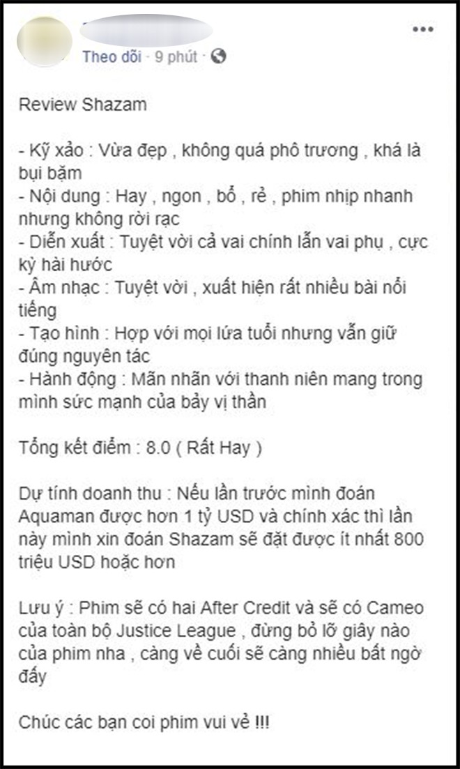 Khán giả Việt sau buổi công chiếu phát cuồng vì Shazam: Phim siêu anh hùng lầy lội nhất từ trước đến nay - Ảnh 7.