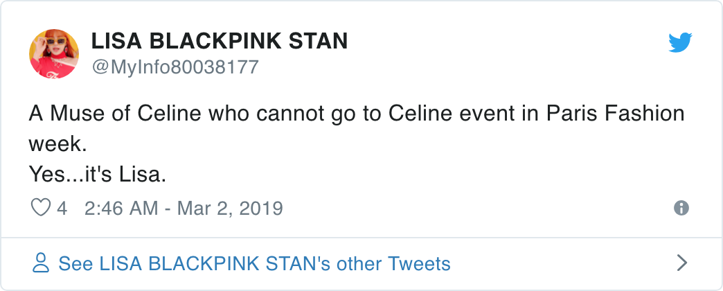 Netizen tố YG bất công vì để Jennie đi dự Paris Fashion Week còn Lisa thì không nhưng sự thật là gì? - Ảnh 5. Netizen tố YG bất công vì để Jennie đi dự Paris Fashion Week còn Lisa thì không nhưng sự thật là gì? - Ảnh 5.