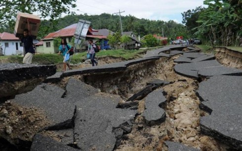 Philippines hứng chịu động đất mạnh 6,2 độ richter - Ảnh 1.