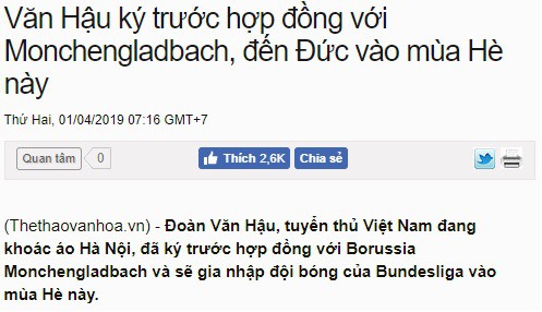 Văn Hậu sang Đức chơi bóng, SLNA hợp tác đào tạo với Barcelona và những tin động trời làng túc cầu ngày Cá Tháng Tư - Ảnh 1.