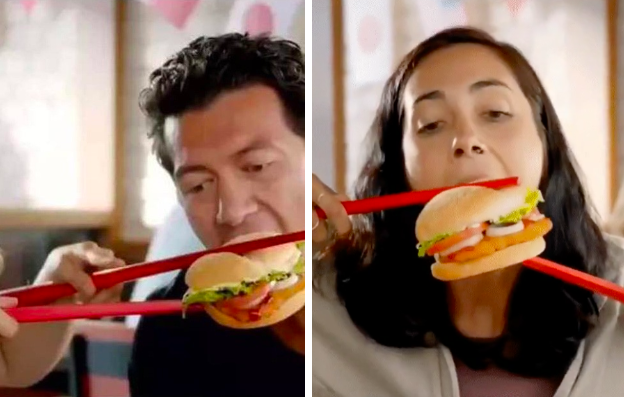 Bạn trẻ Việt n&oacute;i g&igrave; về clip &ldquo;ăn hamburger bằng đũa của Burger King? - Ảnh 2.