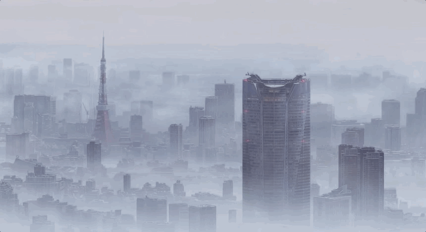 Phong cảnh thành phố Anime 4K tải xuống hình nền