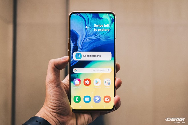 Đây là Samsung Galaxy A80: Camera xoay lật, màn hình New Infinity không tai thỏ, camera 48MP - Ảnh 6.