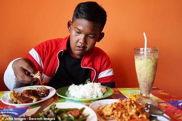 Từng được coi là ‘bé trai nặng nhất thế giới’, cậu bé Indonesia béo đến không thể đi học nổi giờ ra sao? - Ảnh 7.