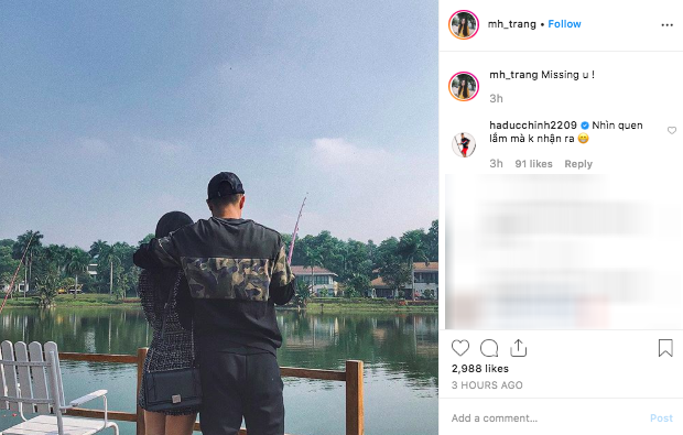 Bạn gái xinh đẹp lần đầu đăng ảnh couple nói missing u, Chinh Đen vẫn bất chấp để lại 1 bình luận lầy lội - Ảnh 3. Bạn gái xinh đẹp lần đầu đăng ảnh couple nói missing u, Chinh Đen vẫn bất chấp để lại 1 bình luận lầy lội - Ảnh 3.