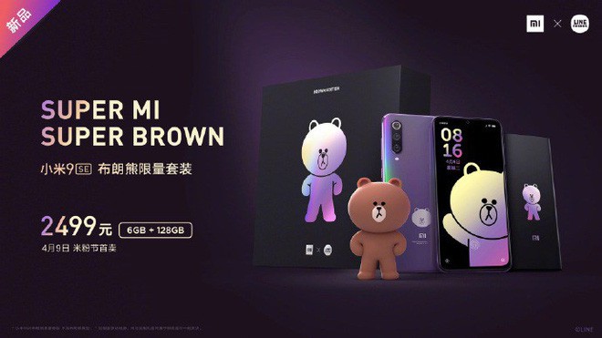 Xiaomi ra mắt Mi 9 SE phiên bản “gấu nâu” kèm bộ phụ kiện cực cute, giá 8.7 triệu đồng - Ảnh 1.