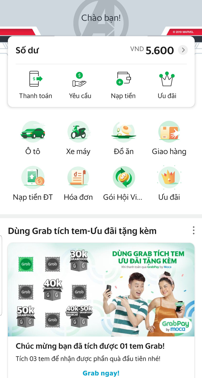 Dùng Grab mỗi ngày, nhận ngay vé xem suất chiếu đặc biệt bom tấn Endgame - Ảnh 3.