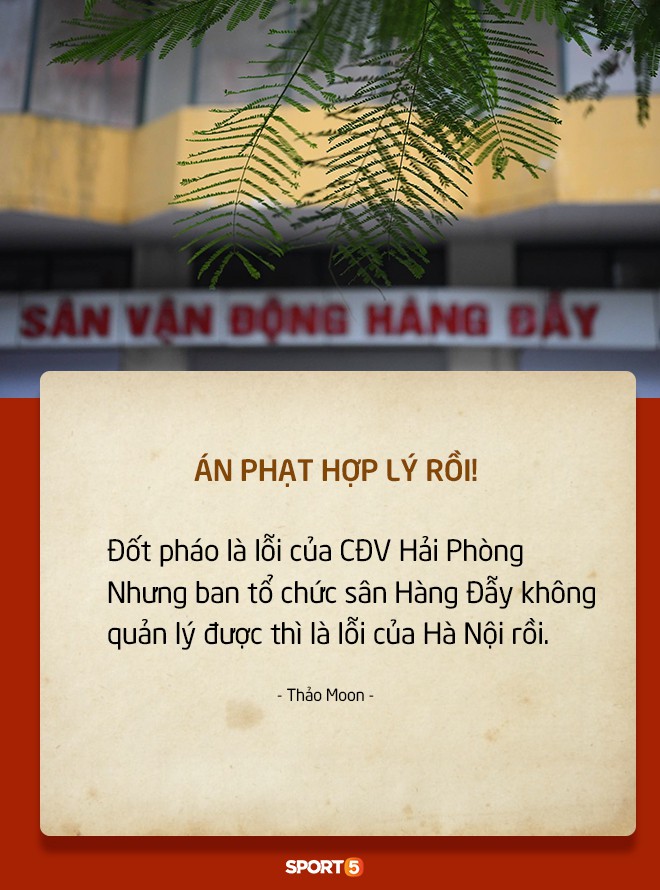 Fan Việt tranh cãi nảy lửa chuyện sân Hàng Đẫy bị treo vì CĐV Hải Phòng đốt pháo sáng - Ảnh 3.