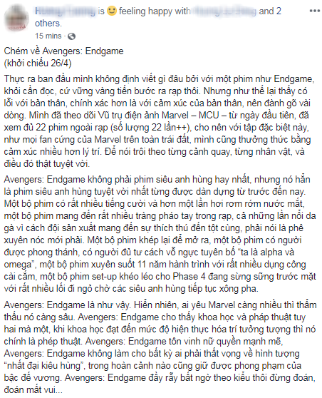 Khán giả Việt xúc động sững sờ, phấn khích tột độ sau suất chiếu ENDGAME đầu tiên - Ảnh 16.