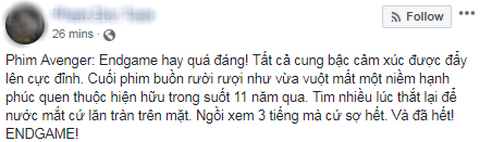 Khán giả Việt xúc động sững sờ, phấn khích tột độ sau suất chiếu ENDGAME đầu tiên - Ảnh 7.